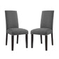 Parcel Dining Side Chair Fabric (Set of 2) | Polyester by Modway
