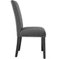 Parcel Dining Side Chair Fabric (Set of 2) | Polyester by Modway
