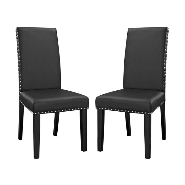 Parcel Dining Side Chair Vinyl Set of 2 by Modway