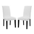 Parcel Dining Side Chair Vinyl Set of 2 by Modway