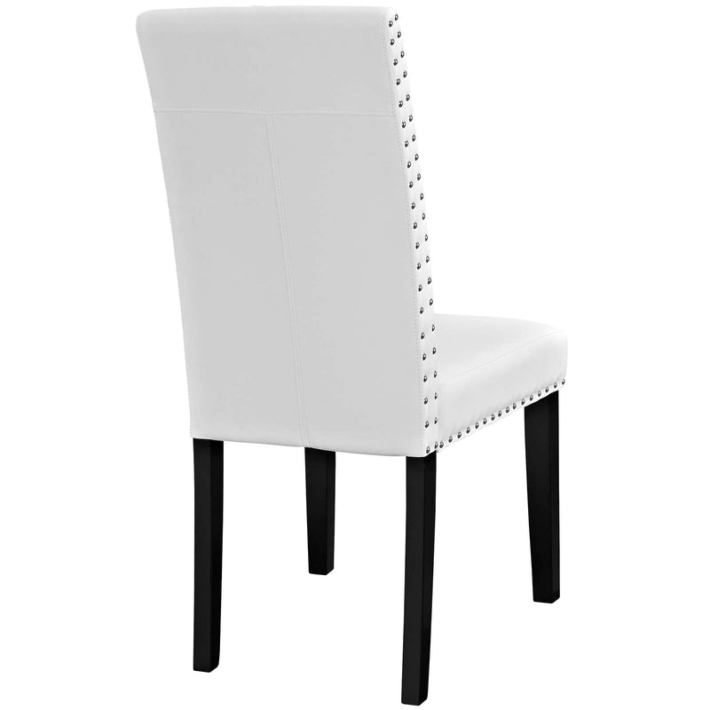 Parcel Dining Side Chair Vinyl Set of 4 by Modway