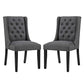 Baronet Dining Chair Fabric Set of 2 by Modway