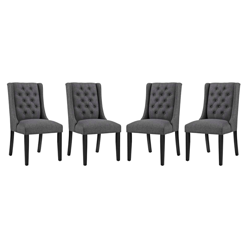 Baronet Dining Chair Fabric Set of 4 by Modway