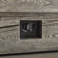Manteo 70" Rectangular Outdoor Patio Fire Pit Table Light Gray by Modway