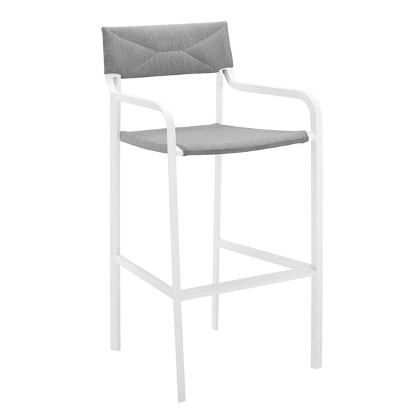 Raleigh Stackable Outdoor Patio Aluminum Bar Stool by Modway