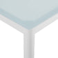 Raleigh 59" Outdoor Patio Aluminum Dining Table White by Modway