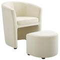 Divulge Stain Resistant Velvet Arm Chair and Ottoman Set by Modway