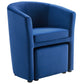Divulge Stain Resistant Velvet Arm Chair and Ottoman Set by Modway