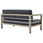 Wiscasset Outdoor Patio Acacia Wood Loveseat Light Gray by Modway