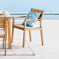 Viewscape Outdoor Patio Ash Wood Dining Armchair Natural Taupe by Modway