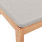 Riverlake Outdoor Patio Ash Wood Bar Stool Natural Taupe by Modway
