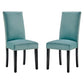 Parcel Performance Velvet Dining Side Chairs - Set of 2 by Modway