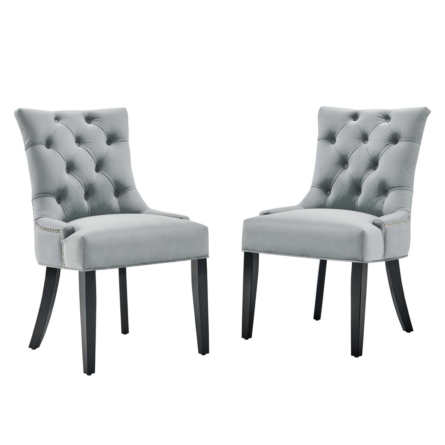 Regent Tufted Performance Velvet Dining Side Chairs-Set of 2 by Modway