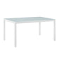 Raleigh Outdoor Patio Aluminum Dining Set with 6 Stackable Chairs by Modway
