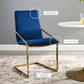 Pitch Performance Velvet Dining Armchair by Modway