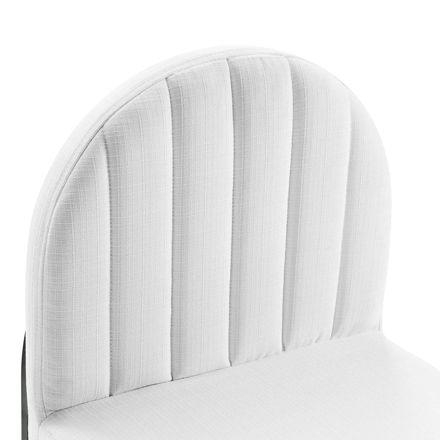 Isla Channel Tufted Upholstered Fabric Dining Side Chair | Polyester by Modway