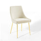 Viscount Performance Velvet Dining Chairs-Set of 2 by Modway