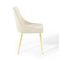 Viscount Performance Velvet Dining Chairs-Set of 2 by Modway