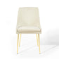 Viscount Performance Velvet Dining Chairs-Set of 2 by Modway