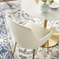 Viscount Performance Velvet Dining Chairs-Set of 2 by Modway