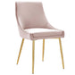 Viscount Performance Velvet Dining Chairs - Set of 2 by Modway