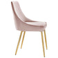 Viscount Performance Velvet Dining Chairs - Set of 2 by Modway