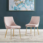 Viscount Performance Velvet Dining Chairs - Set of 2 by Modway