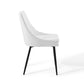 Viscount Upholstered Fabric Dining Chairs-Set of 2 | Polyester by Modway