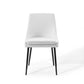 Viscount Upholstered Fabric Dining Chairs-Set of 2 | Polyester by Modway