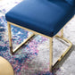 Amplify Sled Base Performance Velvet Dining Side Chair | Polyester by Modway