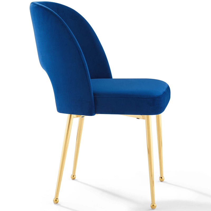 Rouse Dining Room Side Chair Navy by Modway