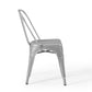 Promenade Bistro Dining Side Chair (Set of 2) Silver by Modway