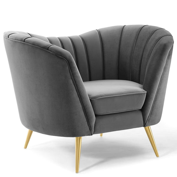 Opportunity Performance Velvet Armchair by Modway