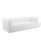 Reflection Channel Tufted Upholstered Fabric Sofa | Polyester by Modway