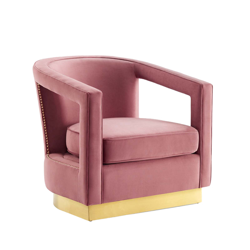 Frolick Performance Velvet Armchair by Modway