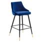 Adorn Performance Velvet Bar Stool White by Modway