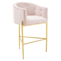 Savour Tufted Performance Velvet Bar Stool by Modway