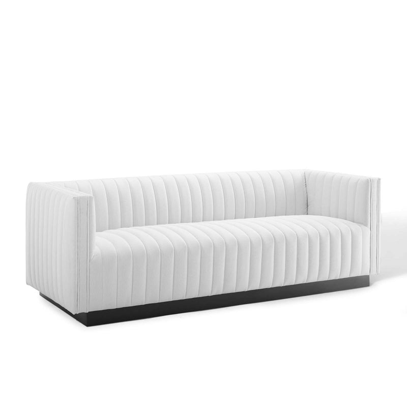 Conjure Tufted Upholstered Fabric Sofa | Polyester by Modway