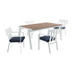 Baxley 5 Piece Outdoor Patio Aluminum Dining Set by Modway
