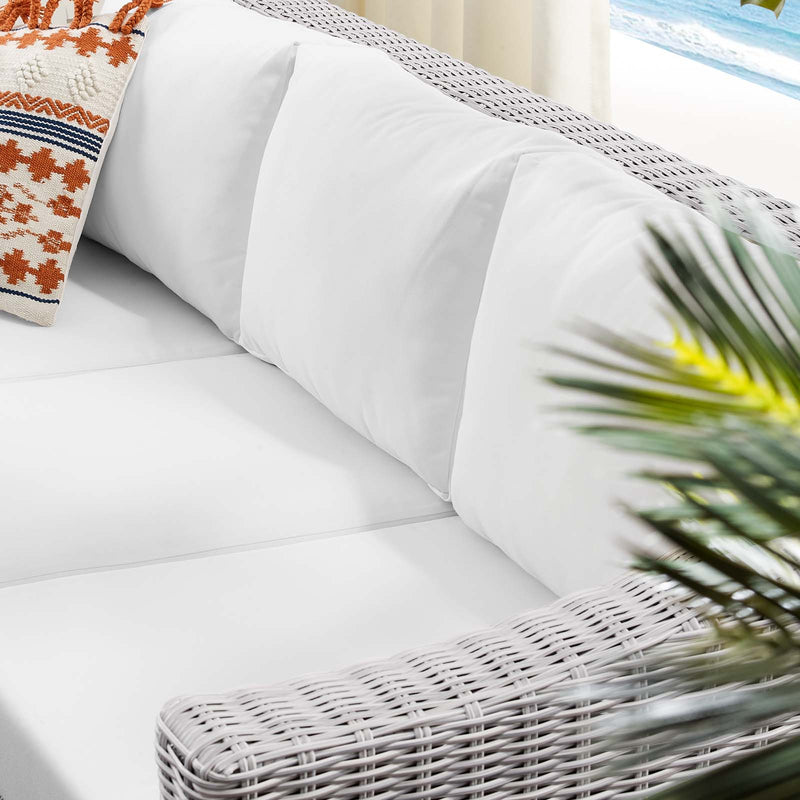 Conway Sunbrella Outdoor Patio Wicker Rattan Sofa by Modway
