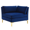 Ardent Performance Velvet Sectional Sofa Corner Chair by Modway