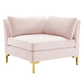 Ardent Performance Velvet Sectional Sofa Corner Chair by Modway