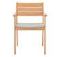 Viewscape Outdoor Patio Ash Wood Dining Armchair Set of 2 by Modway