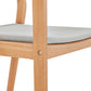 Viewscape Outdoor Patio Ash Wood Dining Armchair Set of 2 by Modway