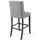 Baron Bar Stool Upholstered Fabric Set of 2 by Modway