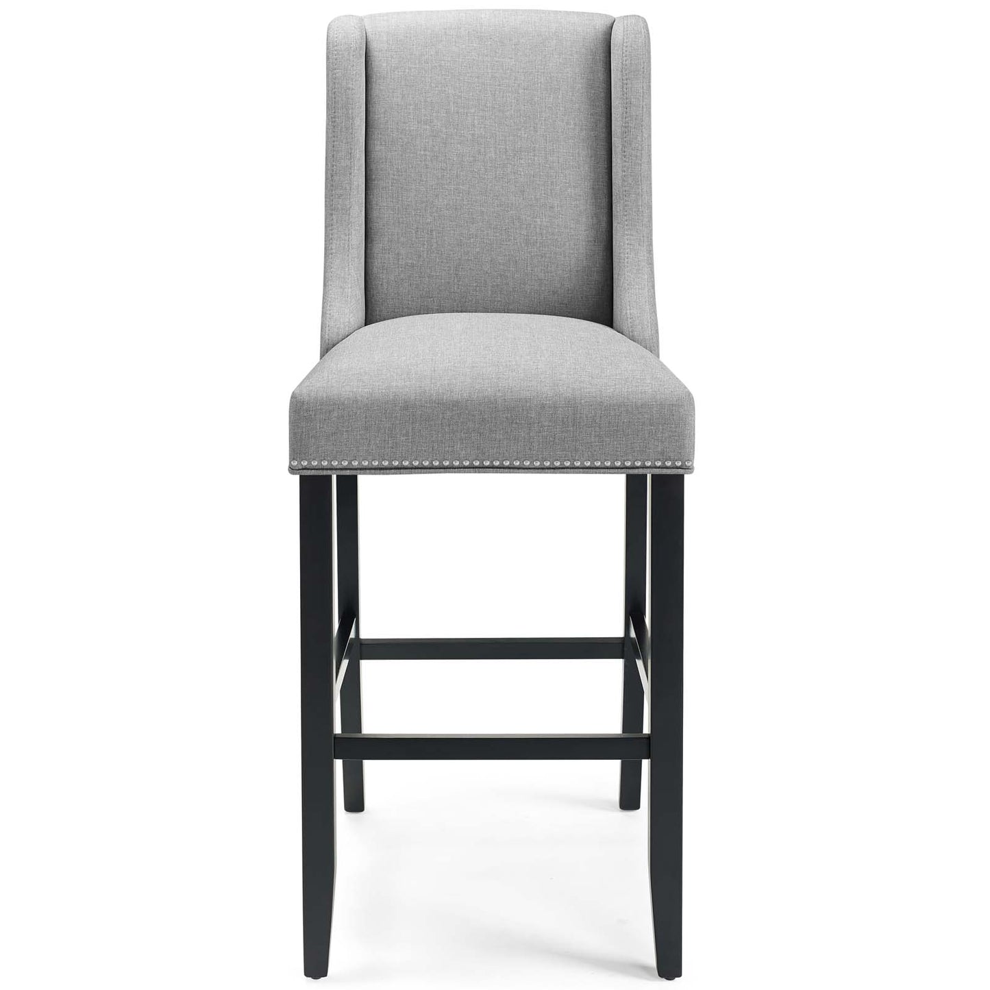 Baron Bar Stool Upholstered Fabric Set of 2 by Modway