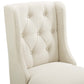Baronet Bar Stool Upholstered Fabric Set of 2 | Polyester by Modway