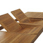 Marina 9 Piece Outdoor Patio Teak Dining Set Natural White by Modway