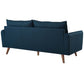 Revive Upholstered Fabric Sofa and Loveseat Set Azure by Modway