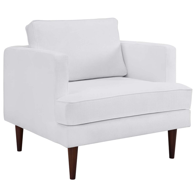 Agile Upholstered Fabric Armchair Set of 2 by Modway